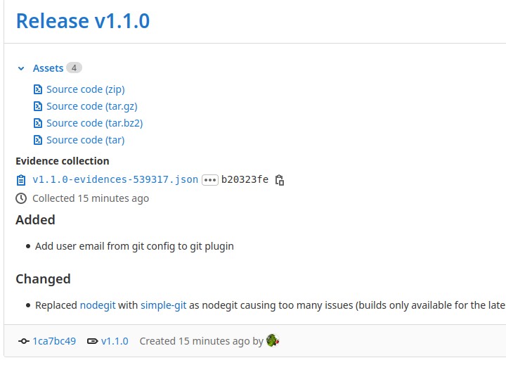 A successful Gitlab Release